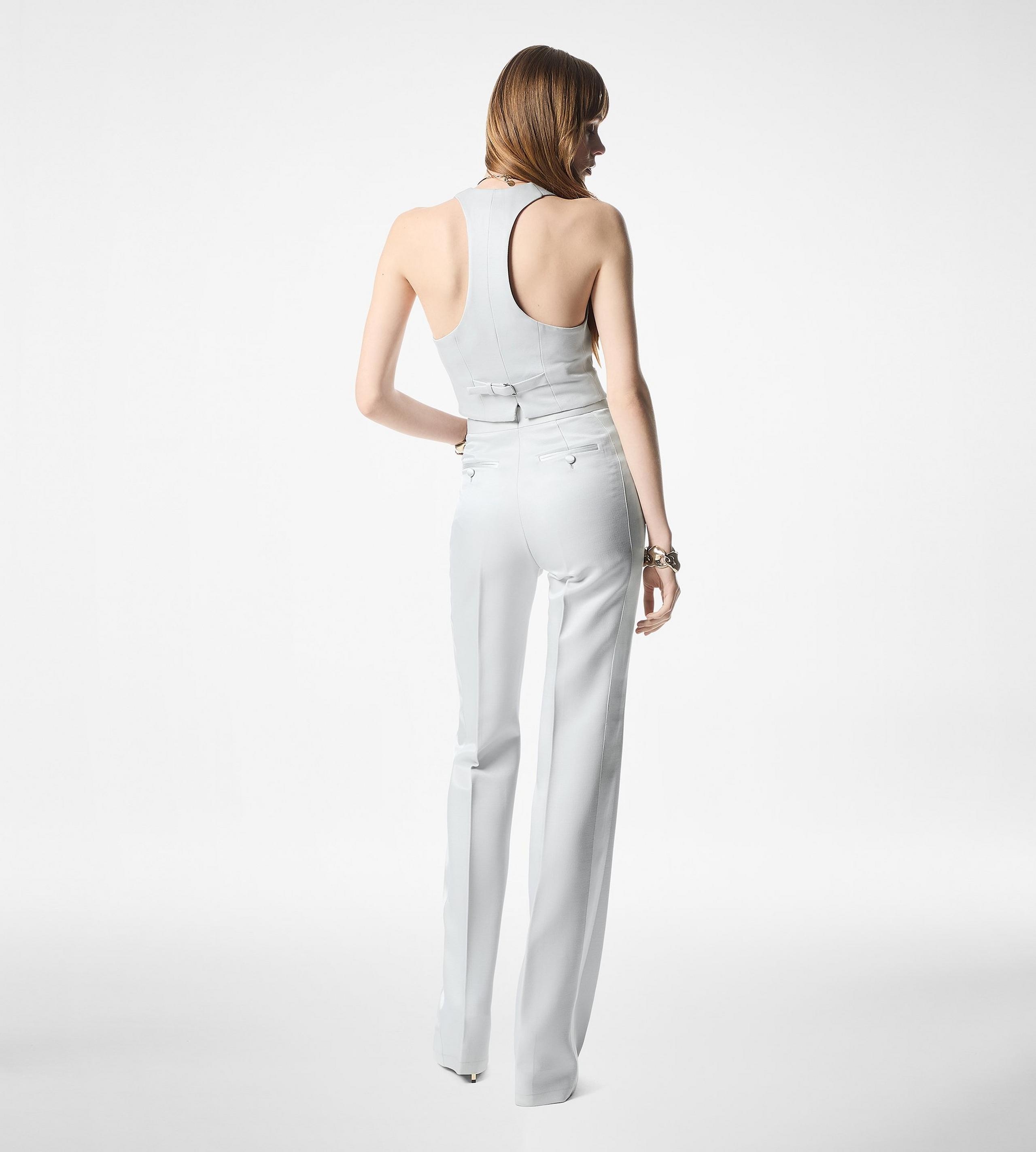 TOM FORD LUSTROUS BARATHEA SILK WOOL WAISTCOAT | REVERSIBLE