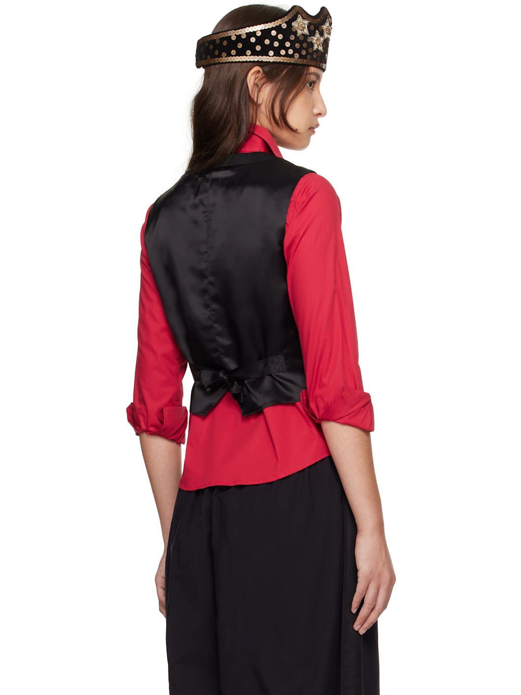 Black Riding Twill Waistcoat - 3