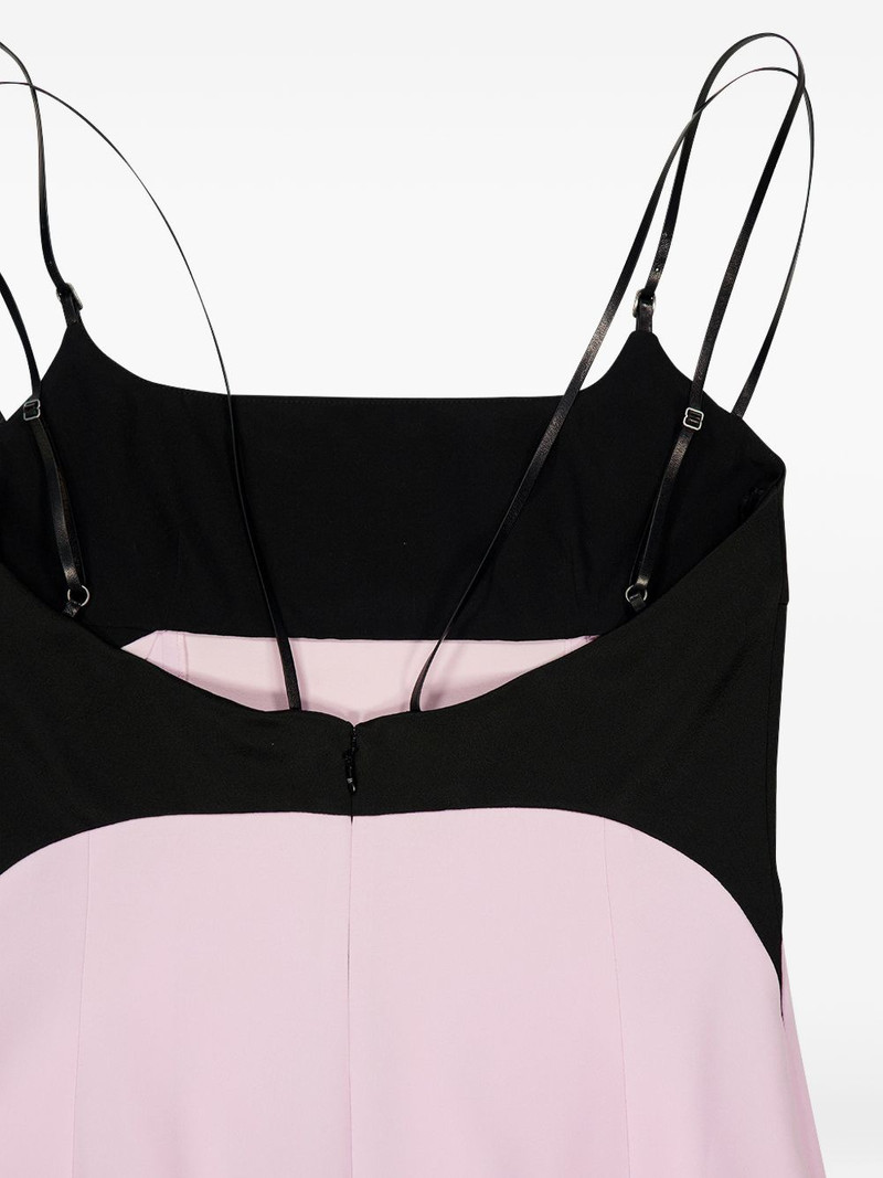 TOM FORD two-tone spaghetti-strap dress outlook