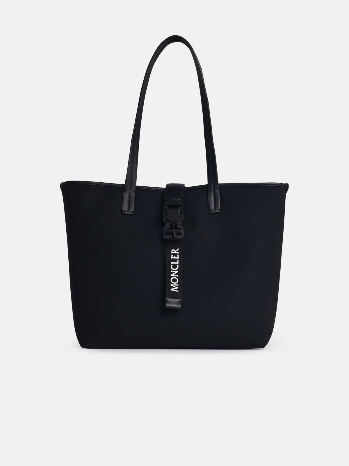 'TRICK' BLACK NYLON SHOPPING BAG - 1