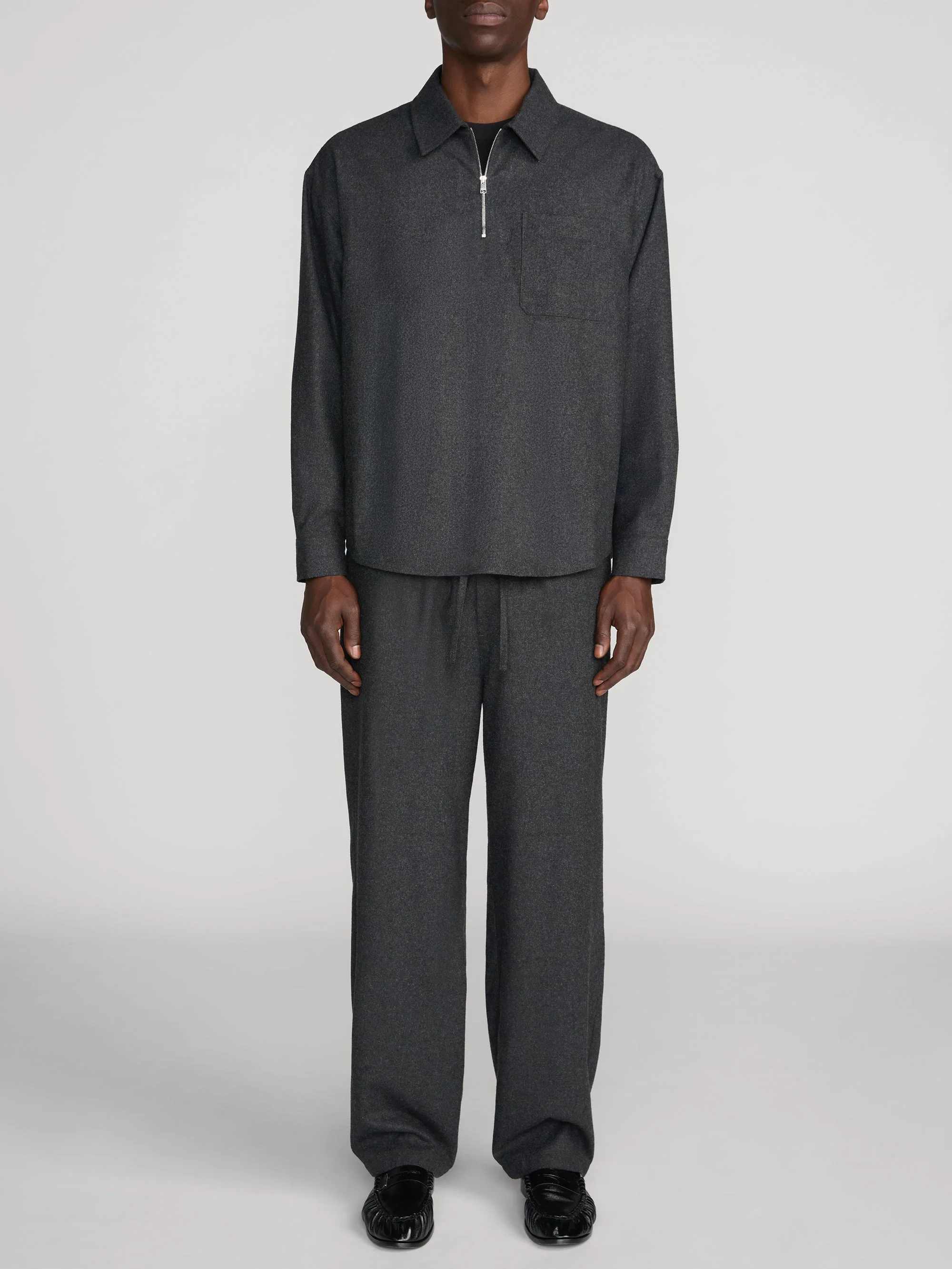 Half Zip Overshirt - 1