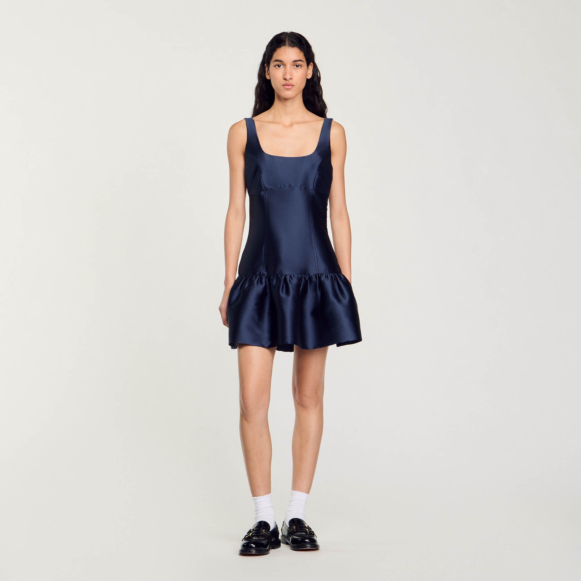SHORT SATIN DRESS - 3