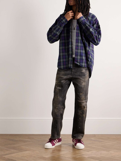 NEIGHBORHOOD Savage Straight-Leg Distressed Selvedge Jeans outlook