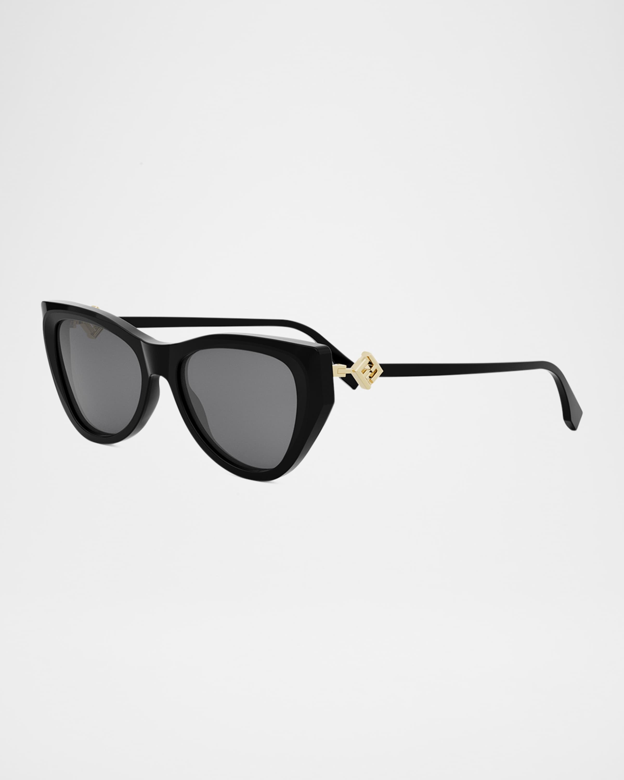 FF Diamond Logo Acetate & Nylon Cat-Eye Sunglasses - 2