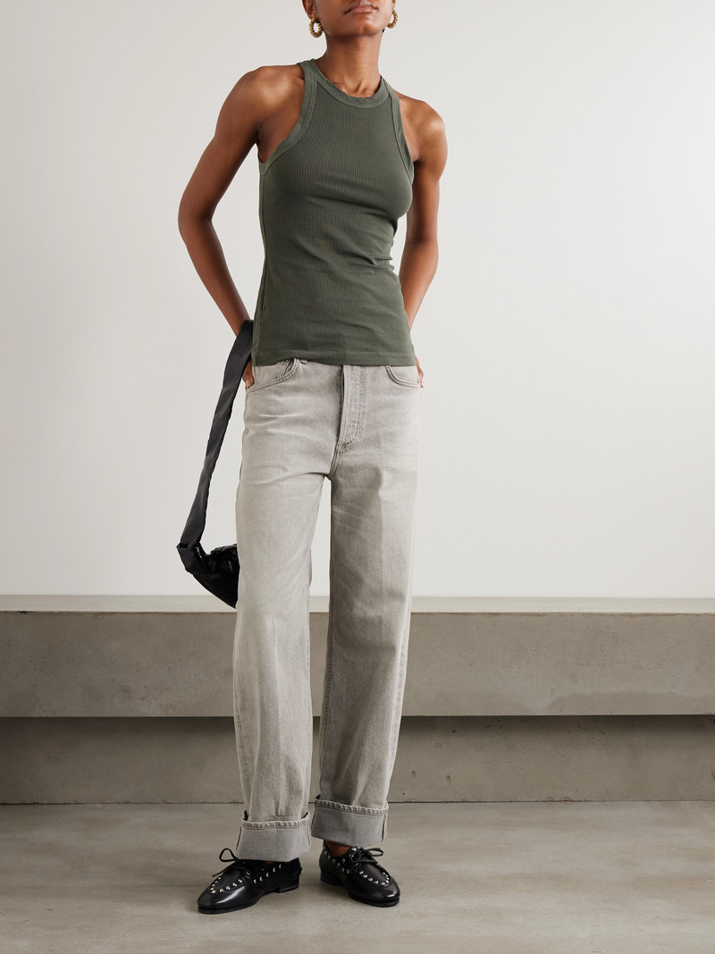 JAMES PERSE Ribbed Stretch-supima Cotton Tank outlook