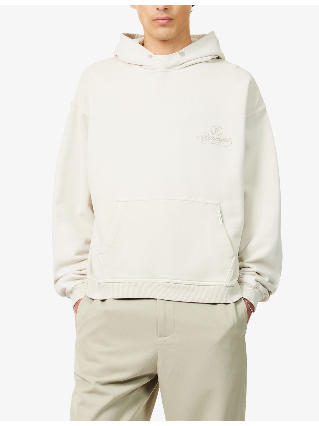 Grand Vintage Embroidered Cotton-Jersey Hoody - 3