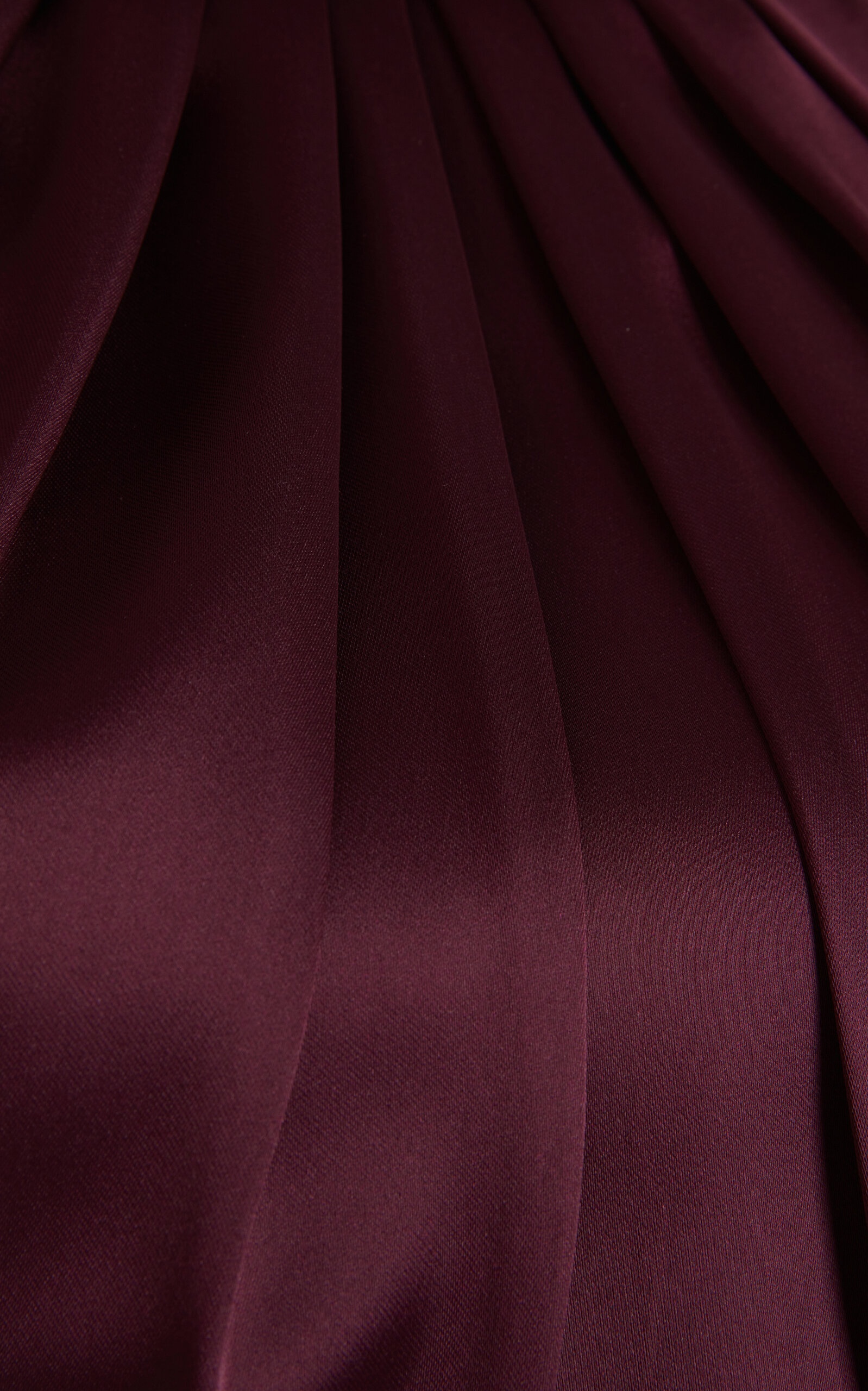 High Neck Satin Maxi Dress purple - 4