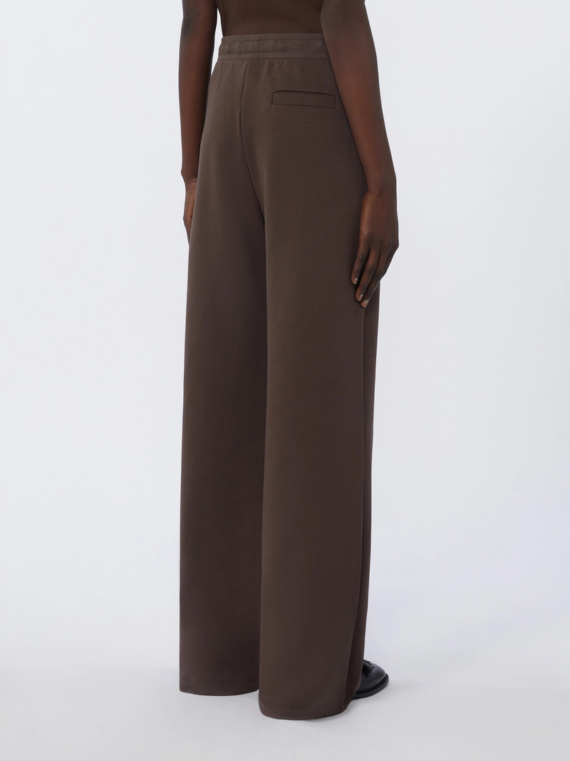 BALI Wide-fit jersey trousers - CHOCOLATE 4