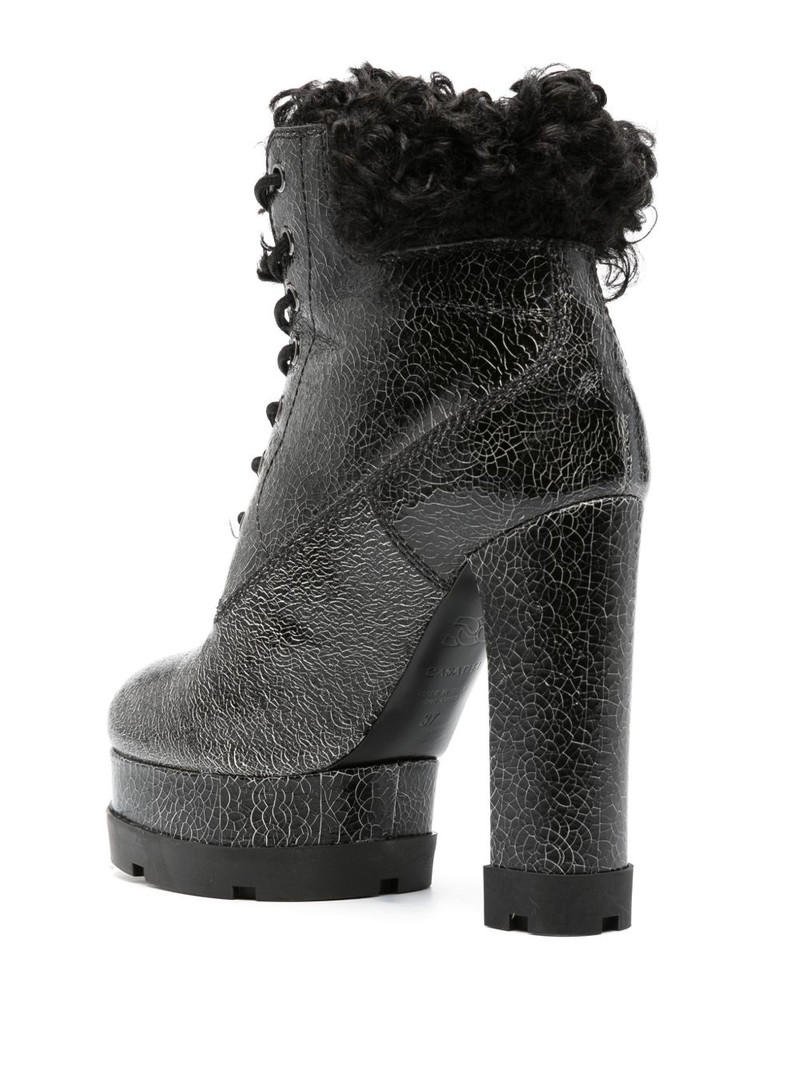 Nancy Alpi 140mm textured-finish boots 3