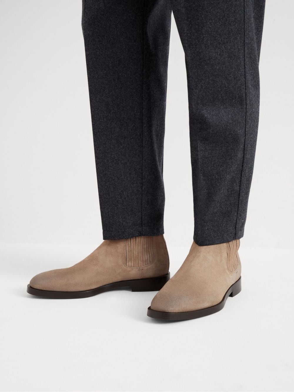 suede chelsea boots - 5