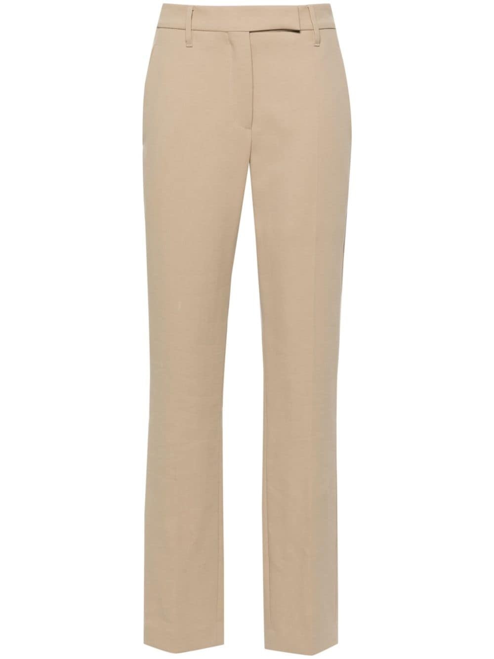 high-waist tapered trousers - 1