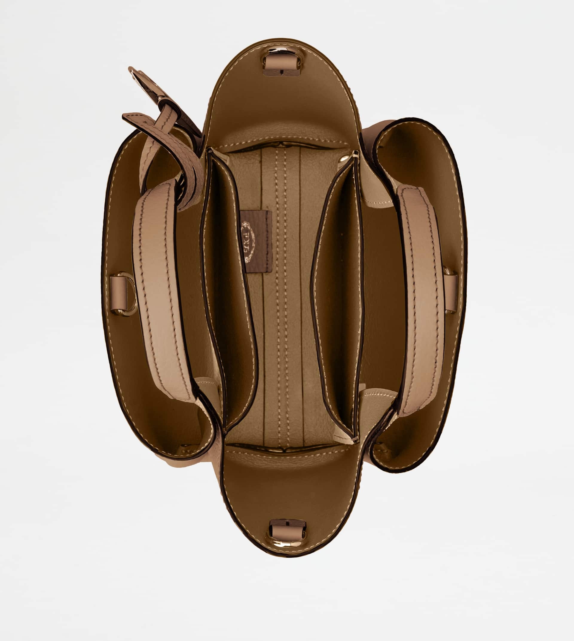 BAG IN LEATHER MICRO - BROWN - 4