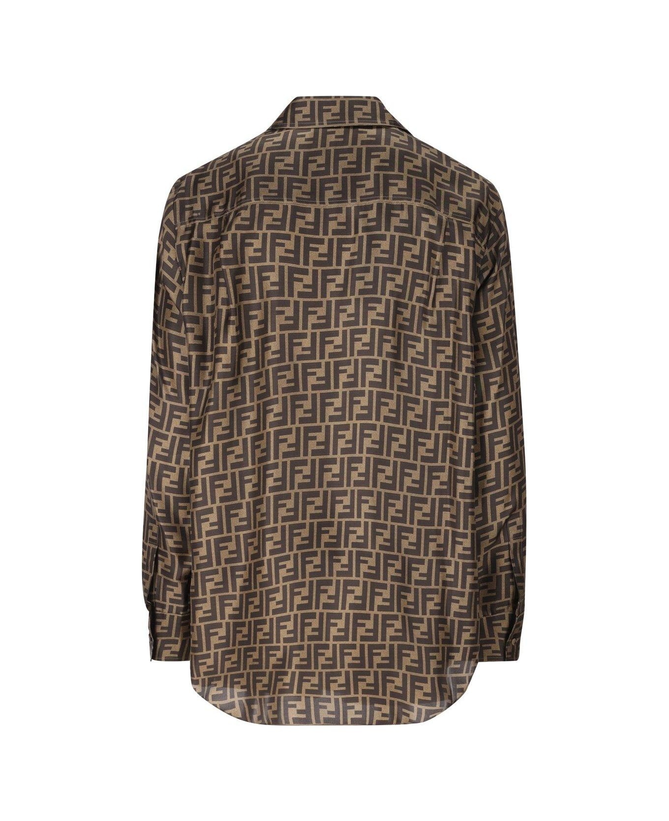 Ff Motif Twill Shirt - 2