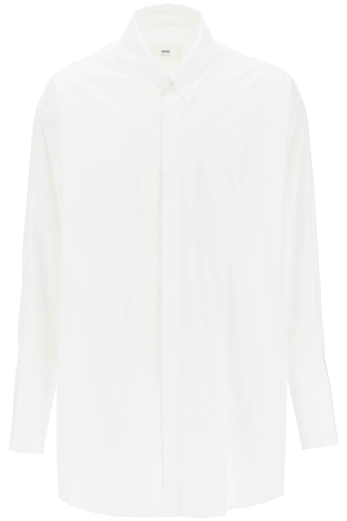 OVERSIZED POPLIN SHIRT - 1