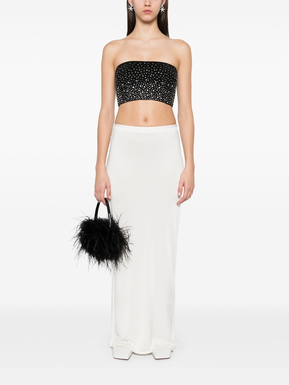 crystal-embellished top - 2