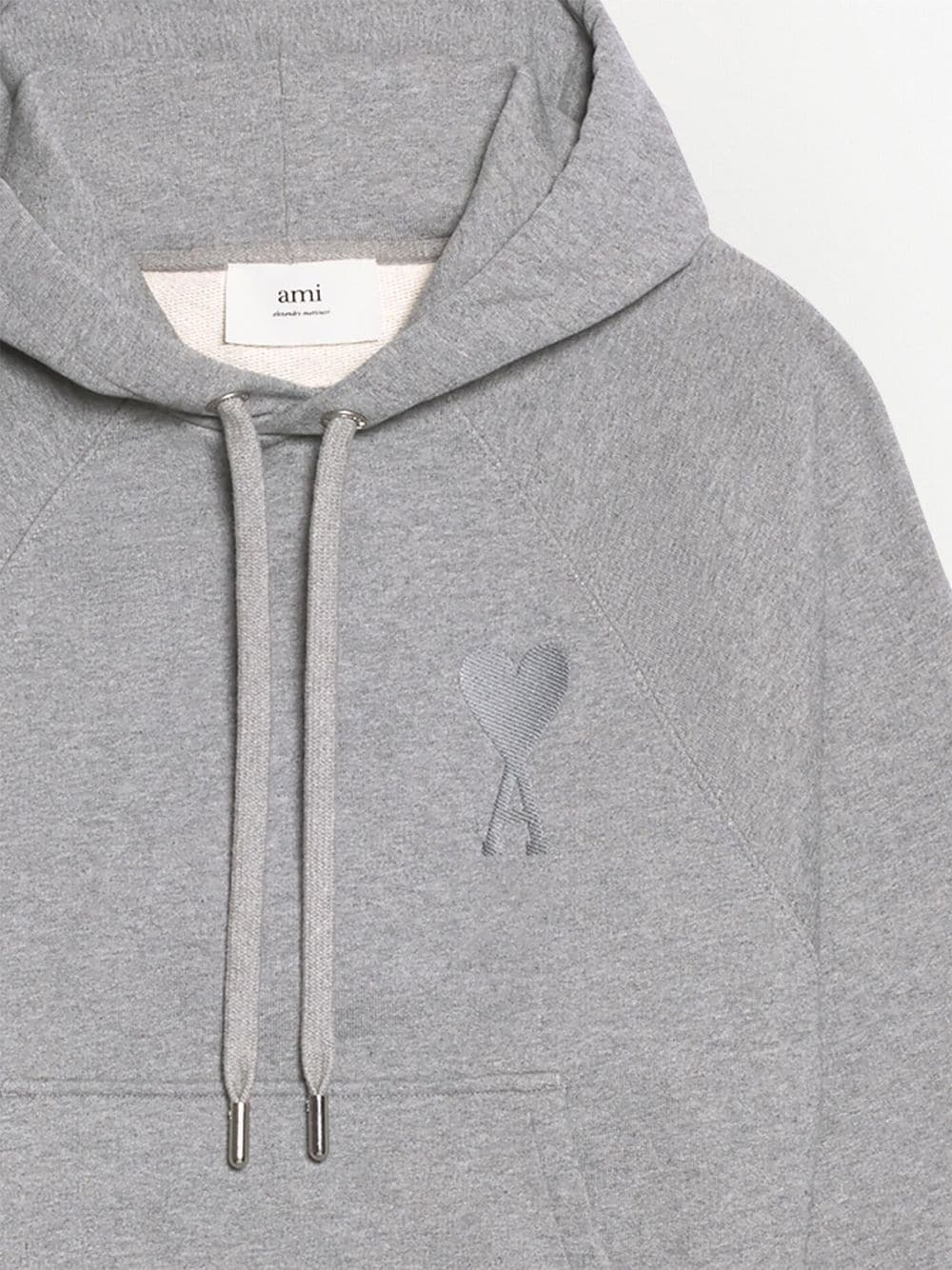 Ami de Coeur-embroidered organic-cotton hoodie - 6