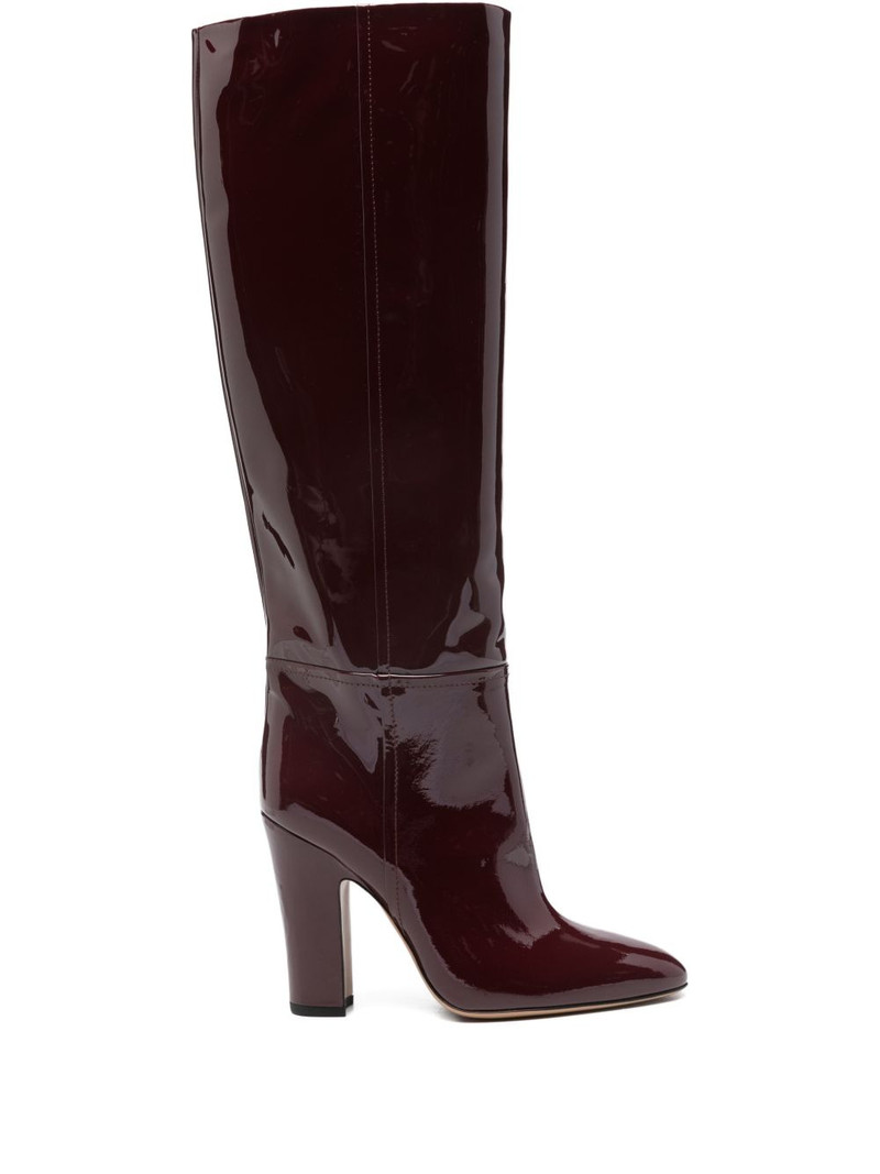 105mm pointed block heel boots 1