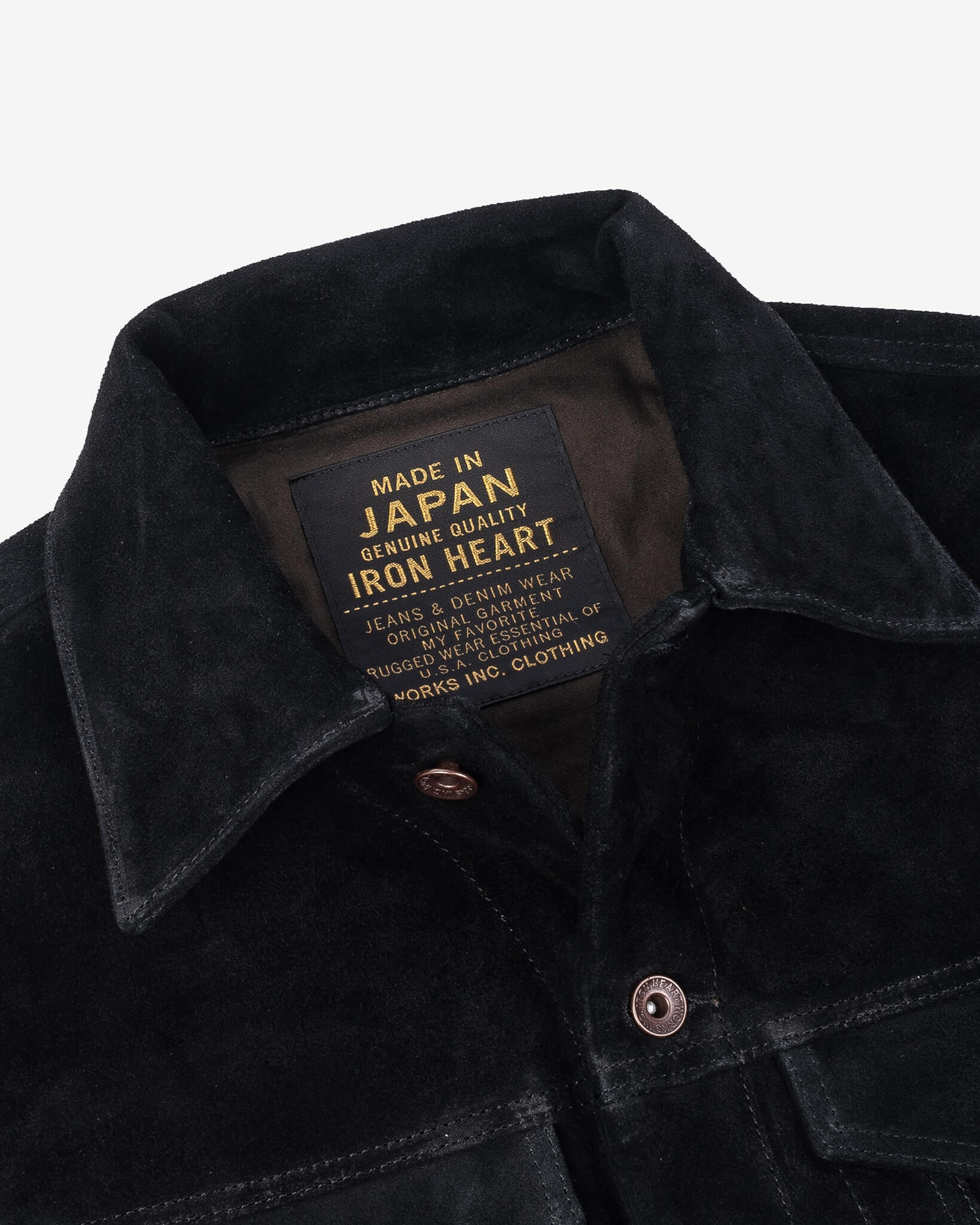 IHJ-49-BLK Split Steer Modified Type III Jacket - Black - 9