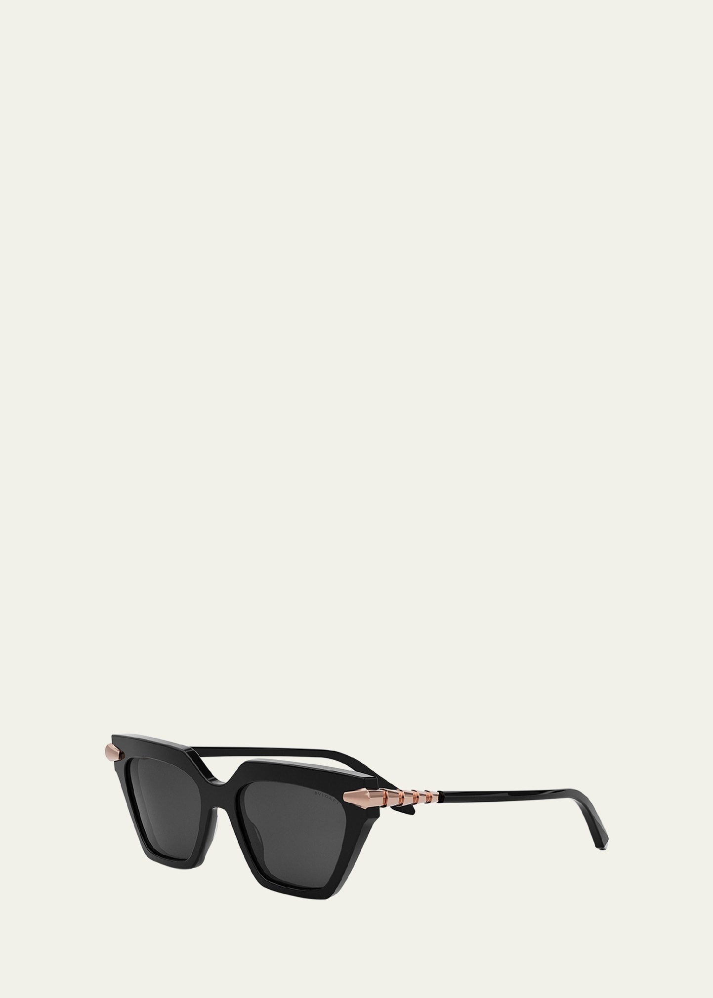 Serpenti Acetate & Nylon Cat-Eye Sunglasses - 2