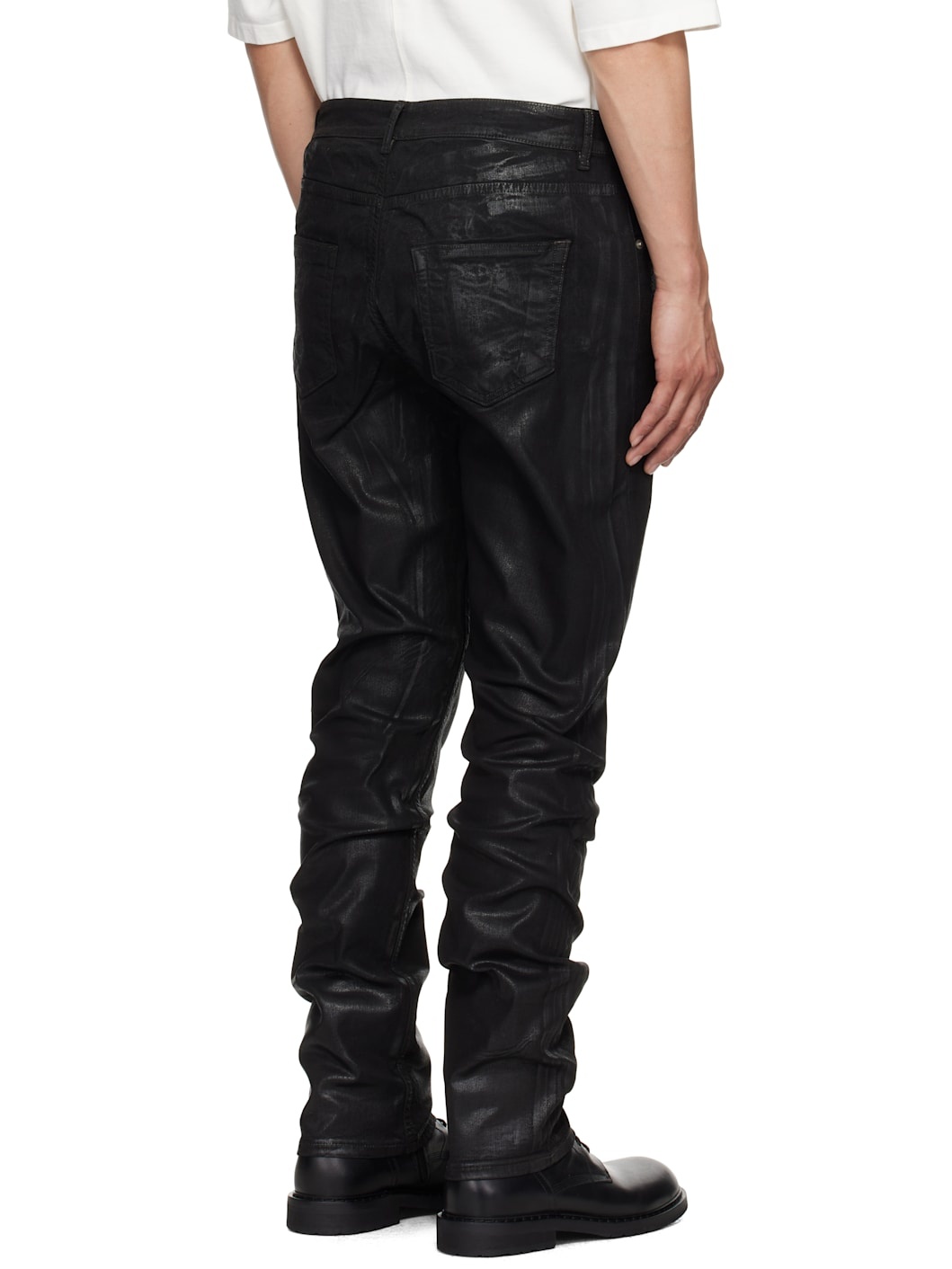 Black Hollywood Detroit Cut Jeans - 3