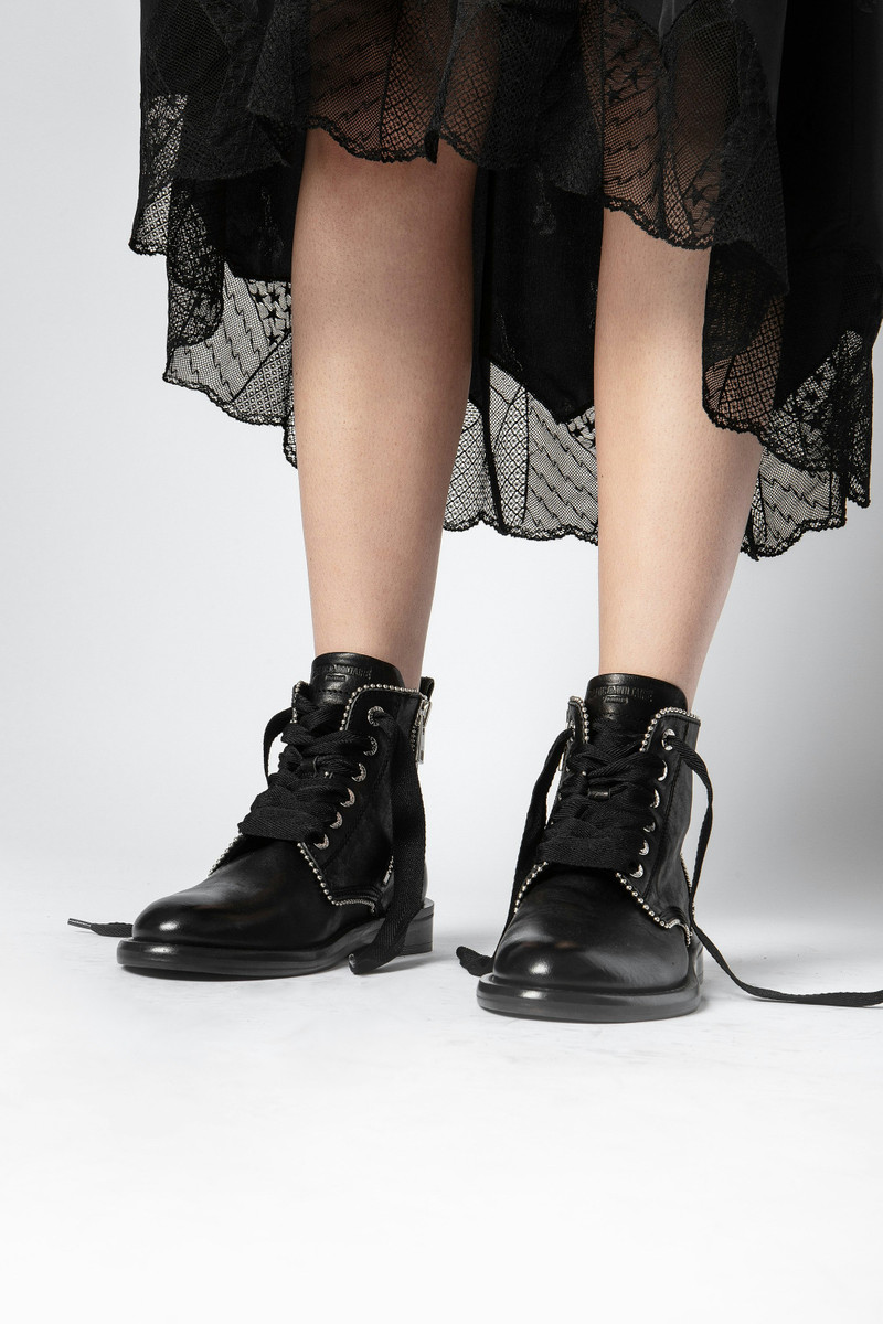 Laureen Roma Studs Ankle Boots 6