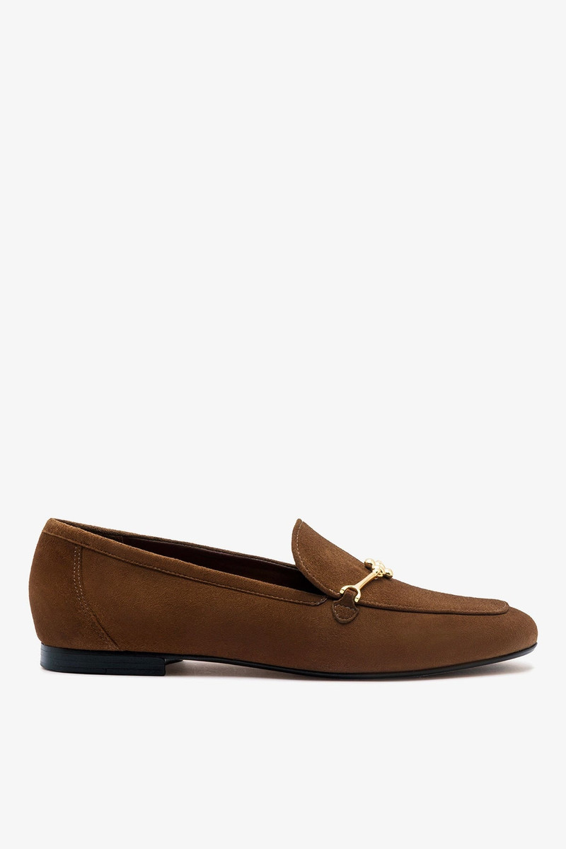 Katherine Loafer Burnt Umber Suede 1