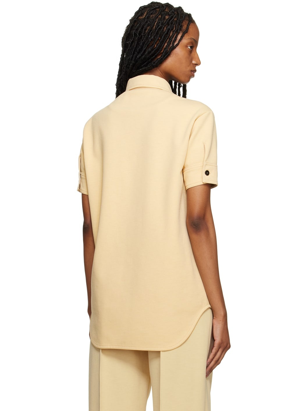 Yellow Embroidered Polo - 3