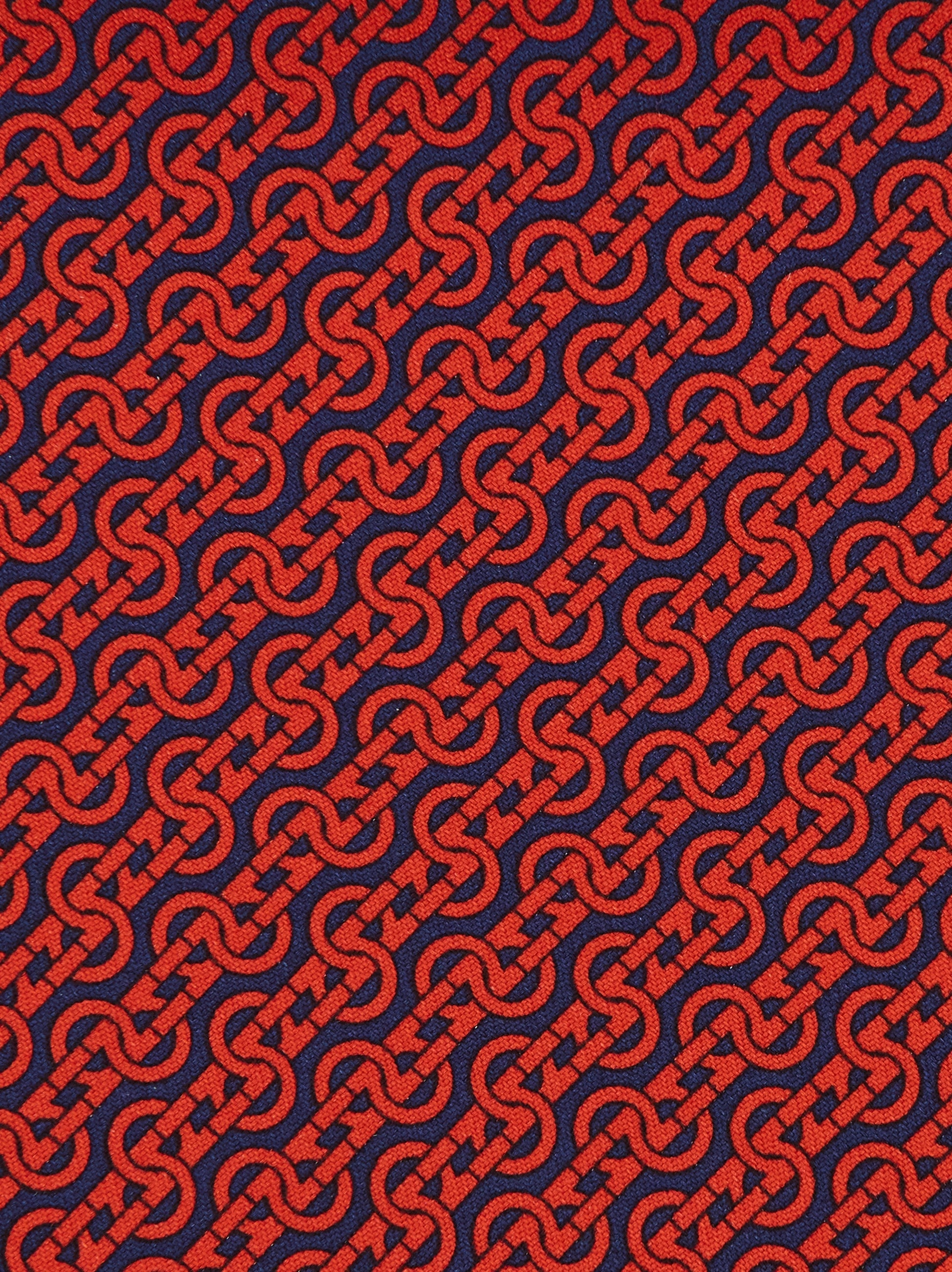 Woven print silk tie - 2