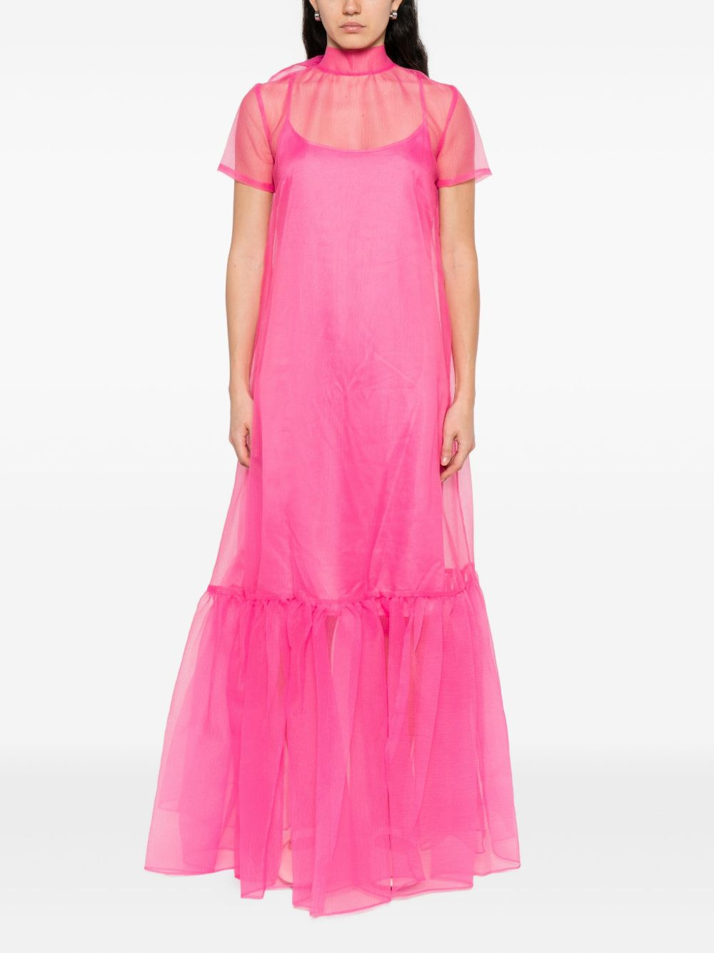 Calluna ruffled short-sleeved maxi dress - 2