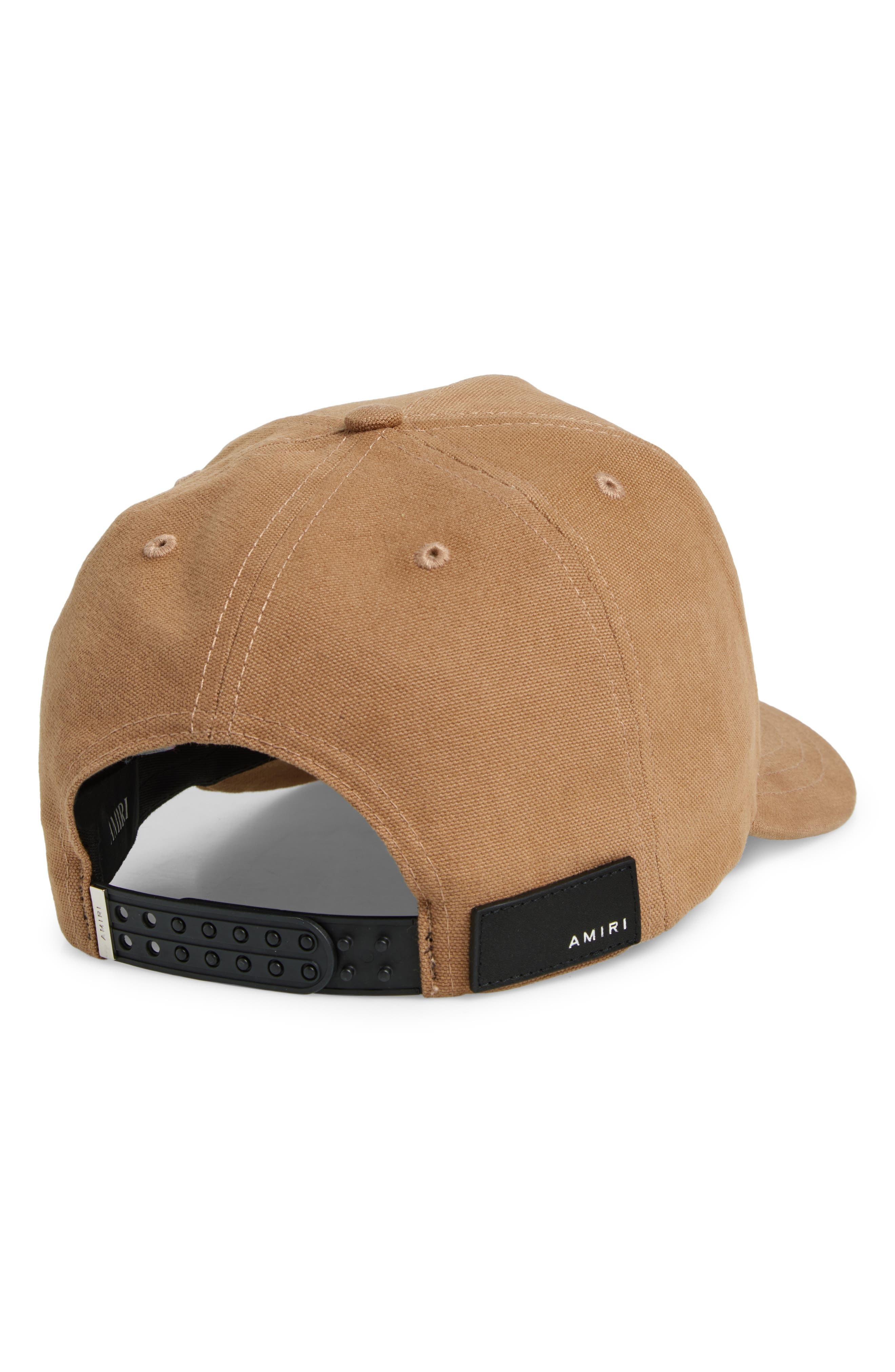 AMIRI MA Cotton Canvas Baseball Cap in Camel at Nordstrom - 2