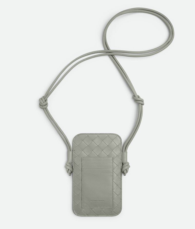 Bottega Veneta Intrecciato Phone Pouch On Strap outlook