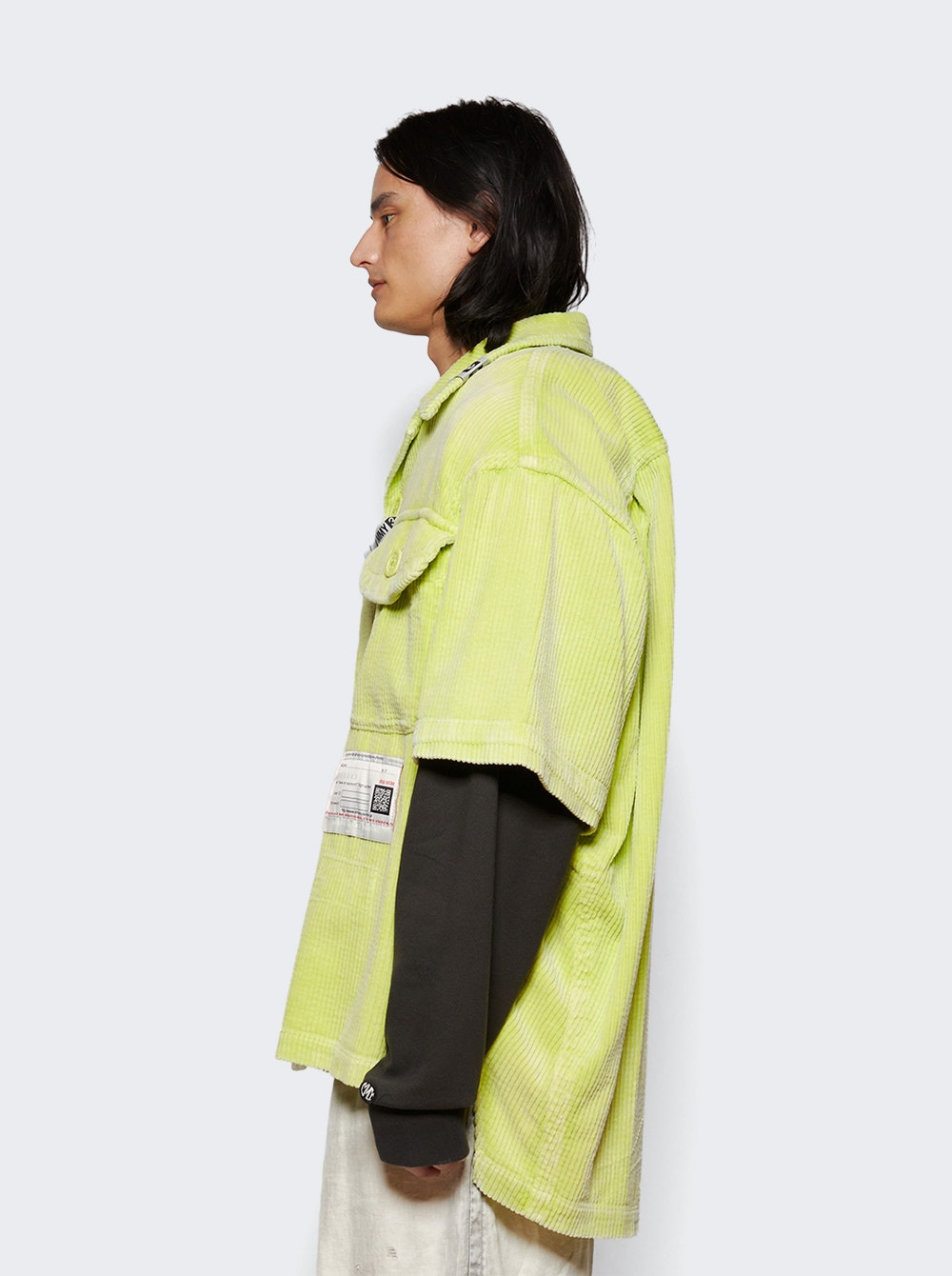 Amateur Sewn Short Sleeves Shirt Yellow - 3