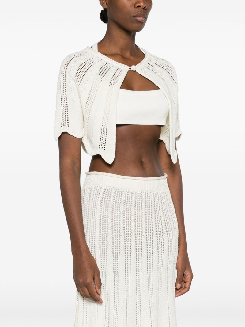 ribbed-knit cotton miniskirt 3