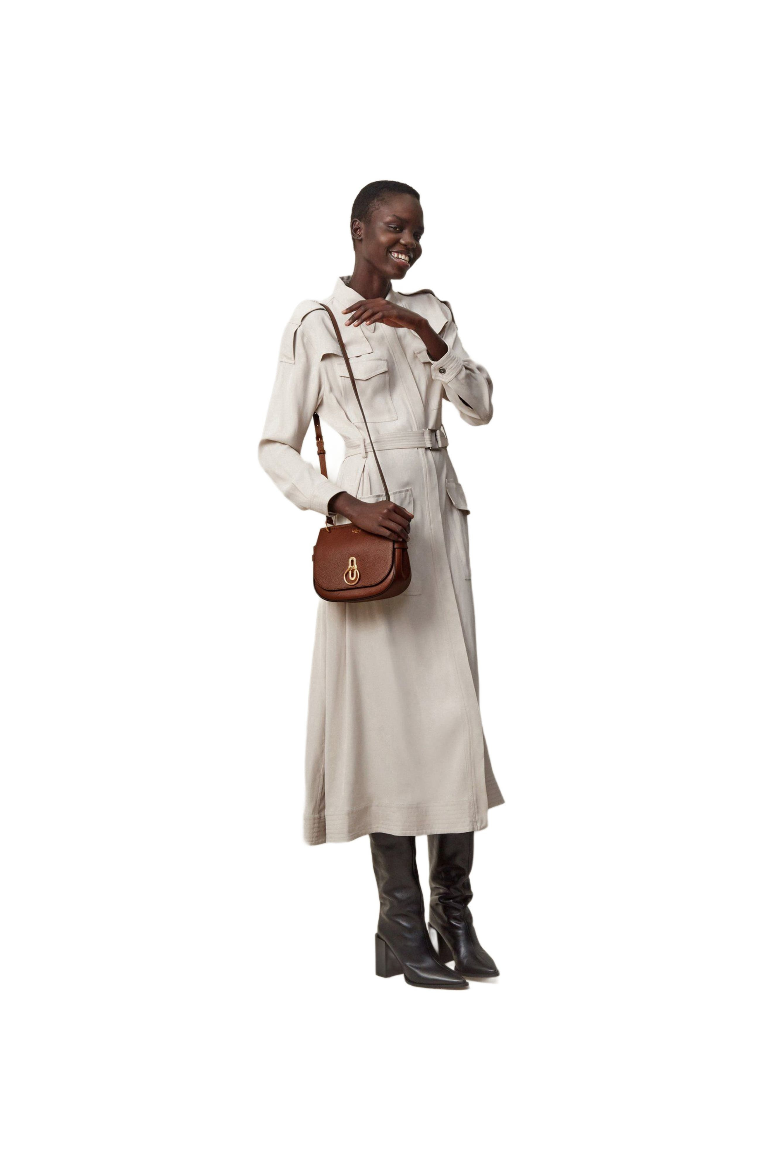 Small Amberley Leather Satchel - 6