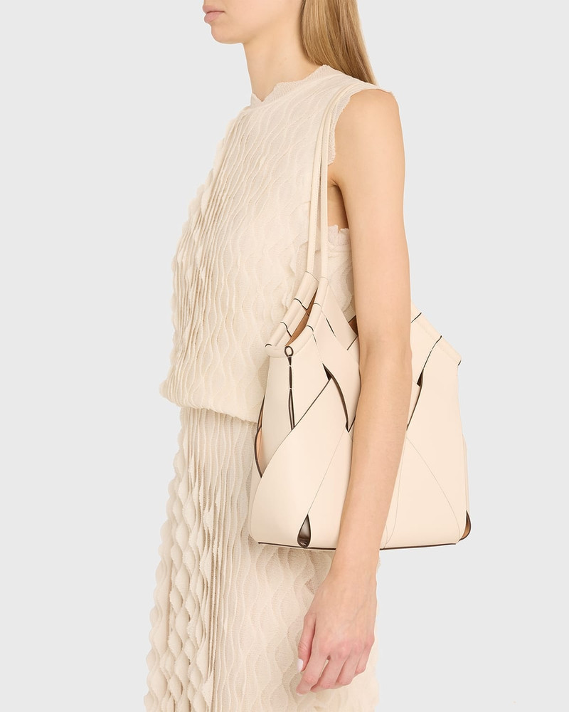 ULLA JOHNSON Charlotte Woven Leather Tote Bag outlook
