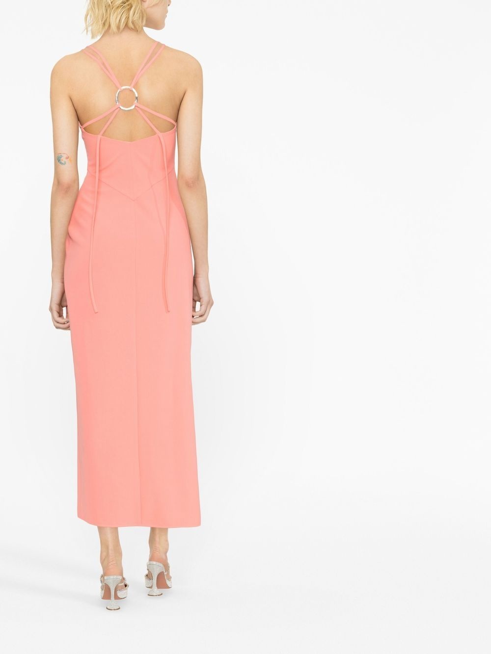 Fujiko double-strap asymmetric midi dress - 2