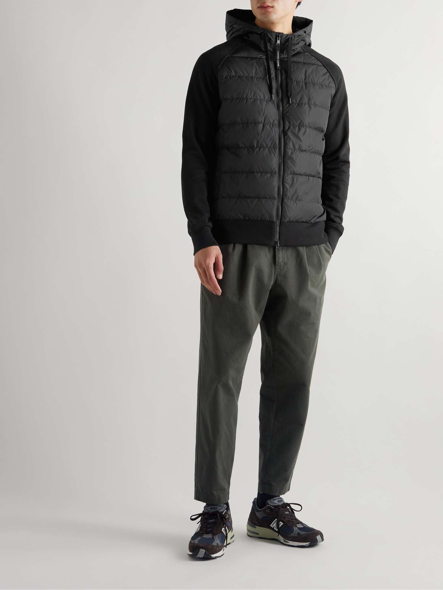 HyBridge Huron Quilted Shell and Cotton-Jersey Down Jacket - 2
