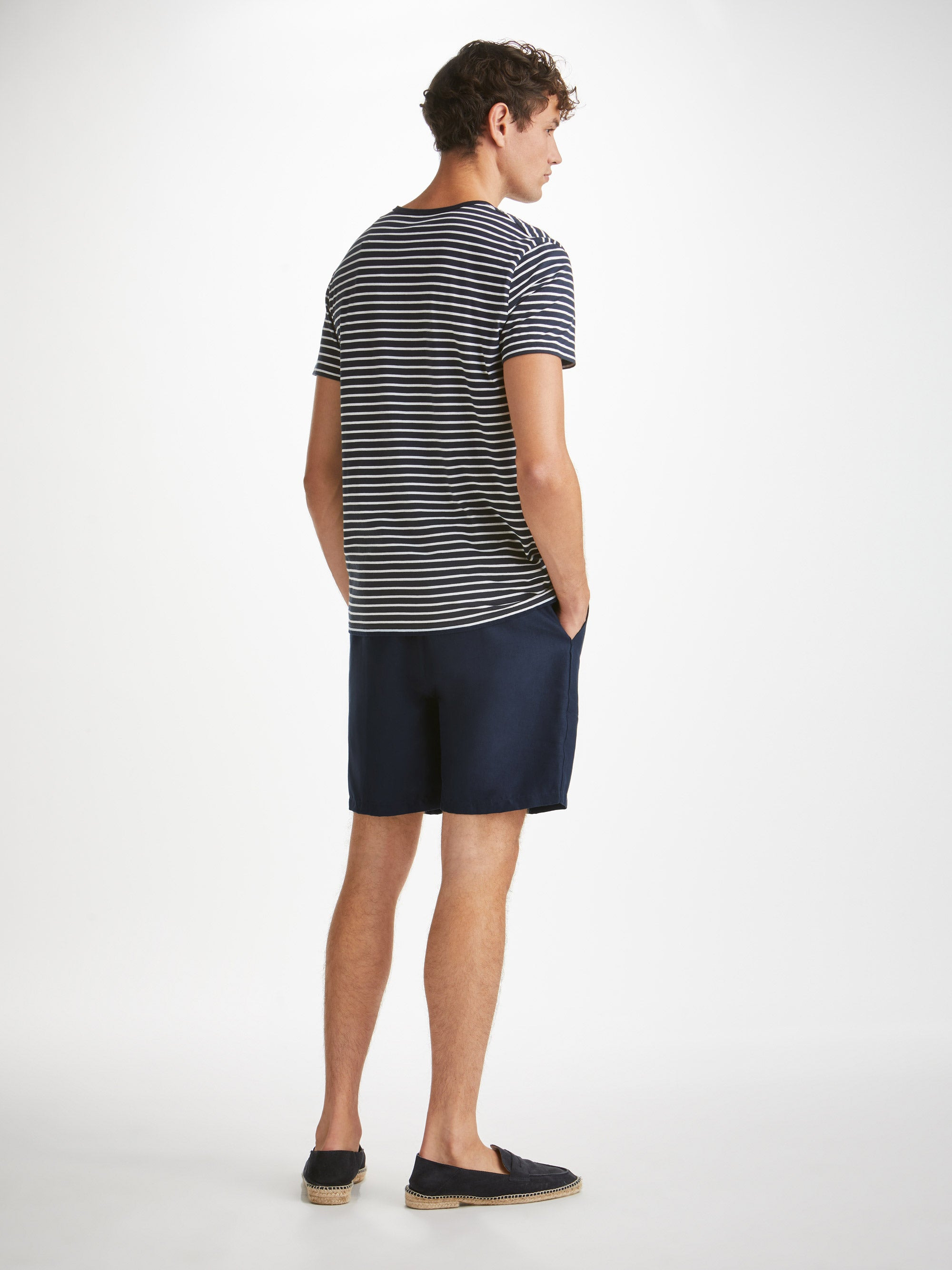 Men's Shorts Sydney 2 Linen Navy - 4