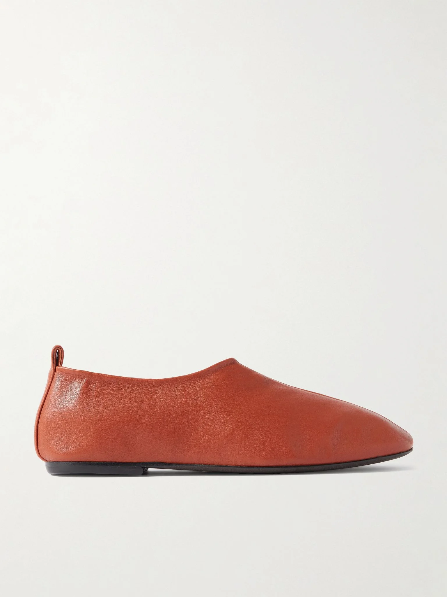 Leather flats Brick - 1