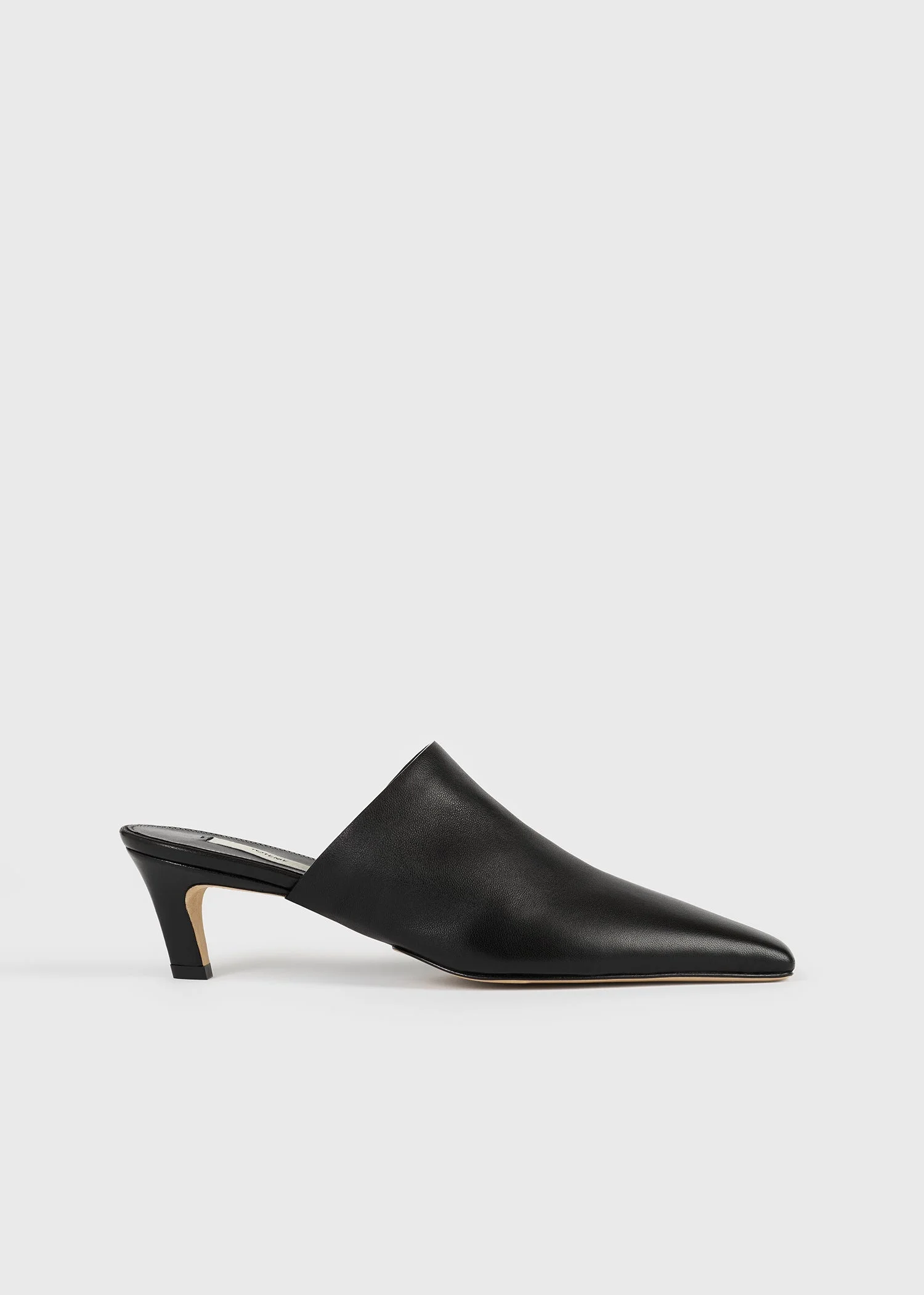 Soft nappa mules black - 1