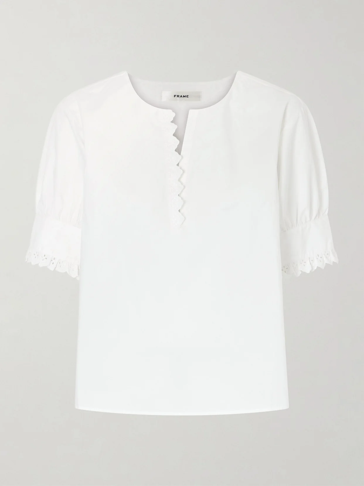 Keepsake Popover Camp-collar Cotton Blouse - 1