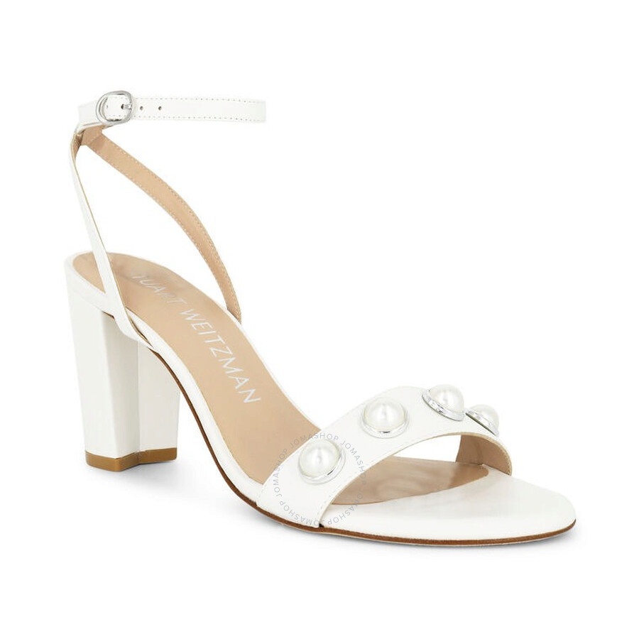 Stuart Weitzman Nearlybare Portia 85 Leather Sandals - 2