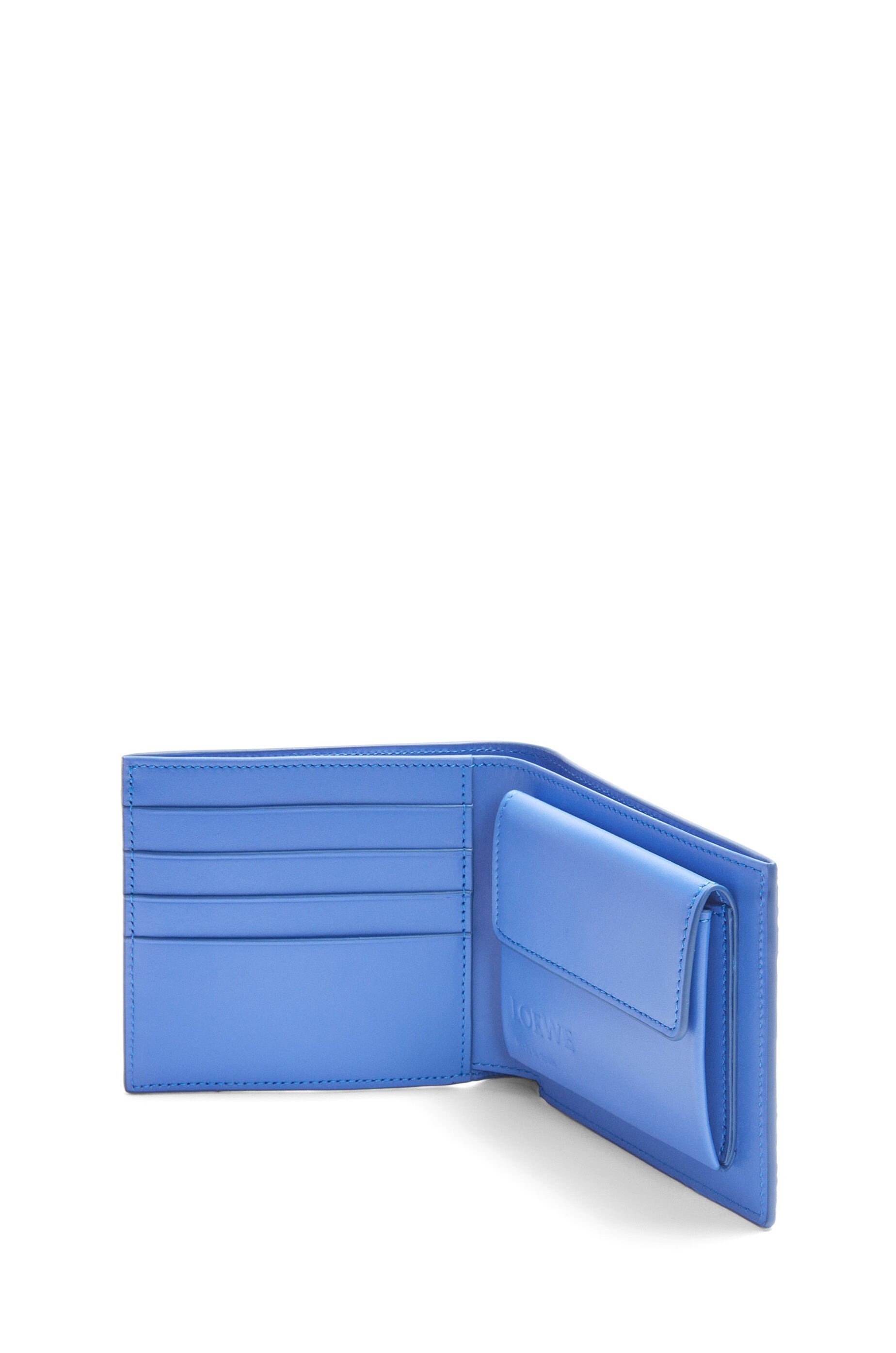 Bifold coin wallet in soft grained calfskin - 3