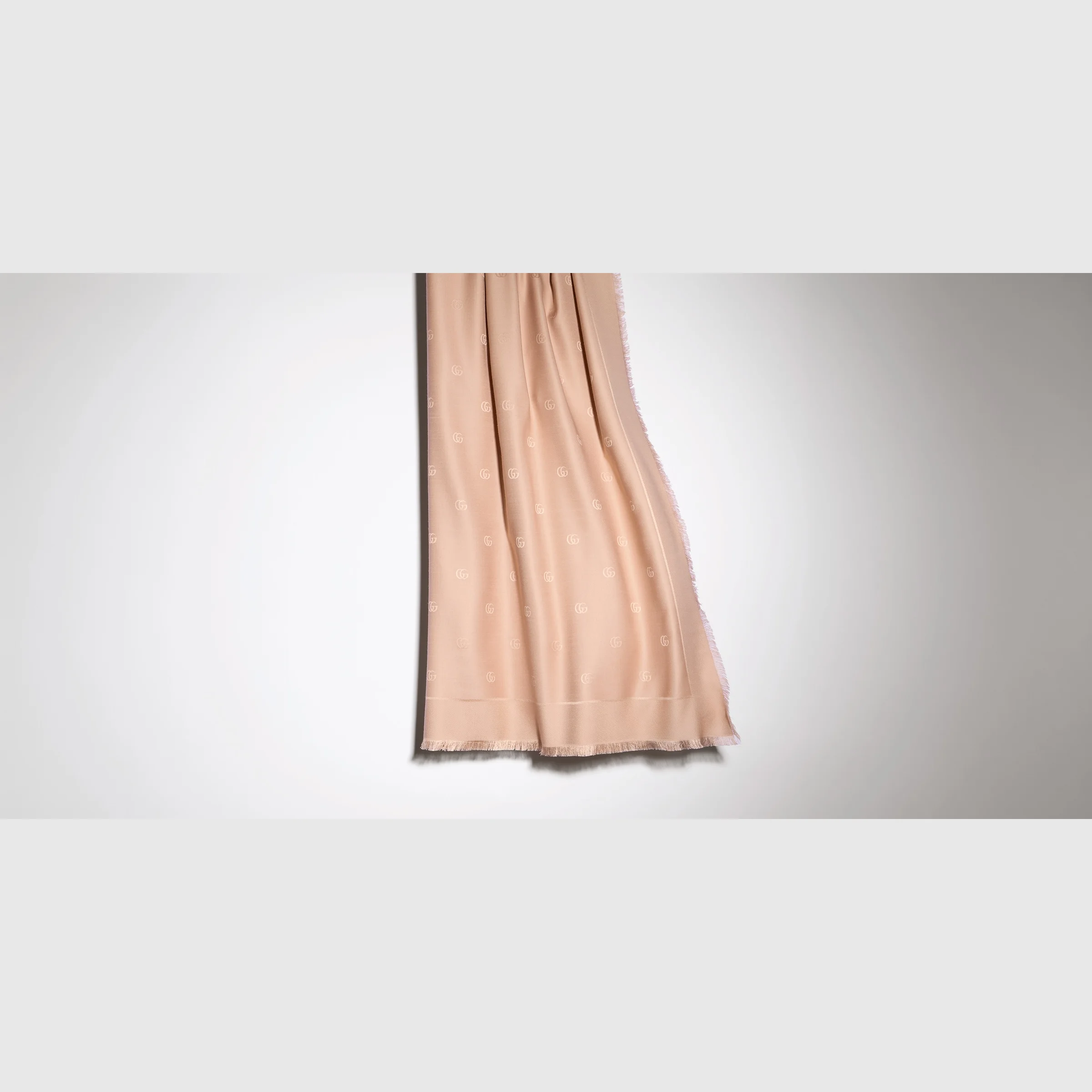 Double G silk wool shawl - 1