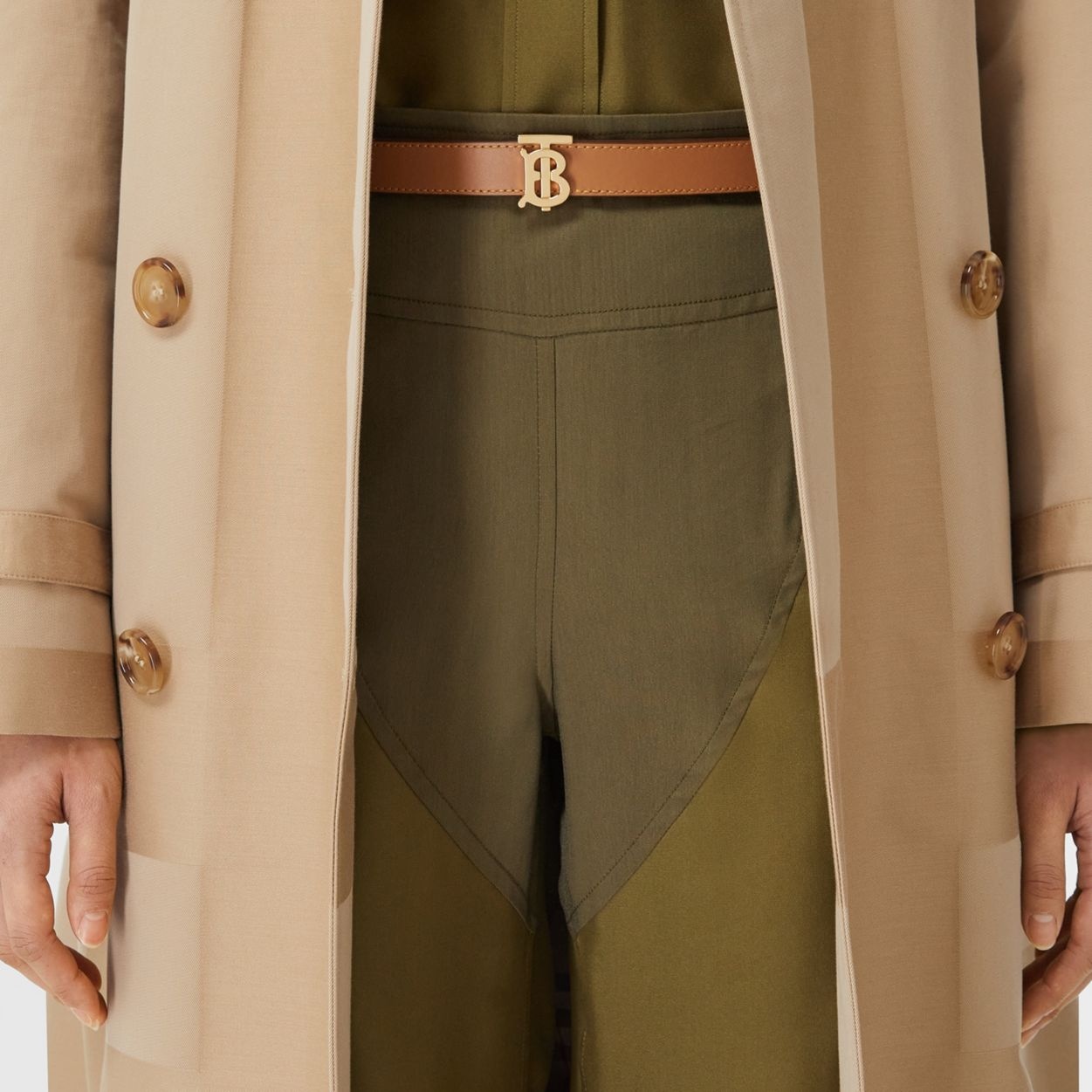 Reversible Monogram Motif Leather Belt - 8