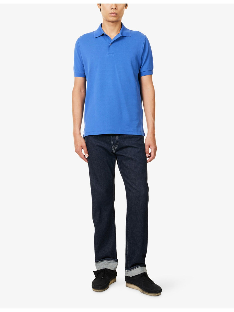 Paul Smith Charm-Button Short-Sleeve Cotton Polo Shirt outlook