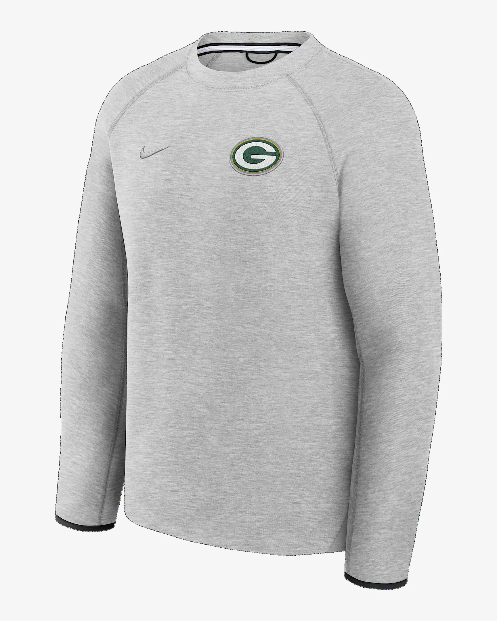 Green Bay Packers Tech Fleece Men's Nike NFL Pullover Crew - 1