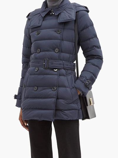 Burberry Arniston short double-breasted quilted coat outlook