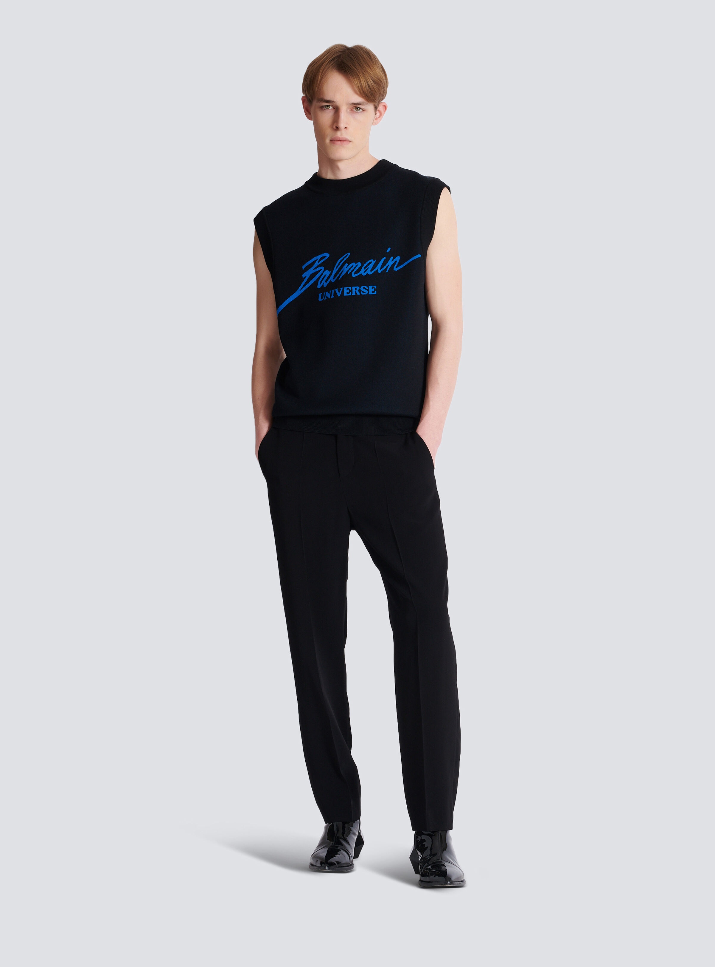 Crepe straight-leg trousers - 2