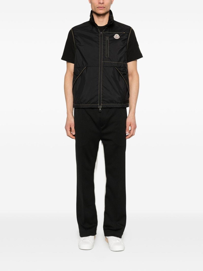Moncler contrast stitch vest outlook